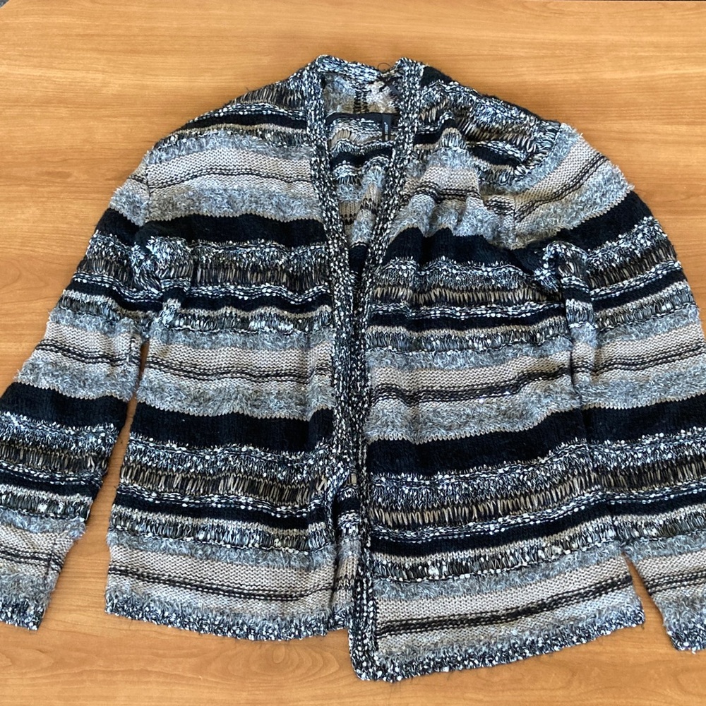 Striped Knit Cardigan